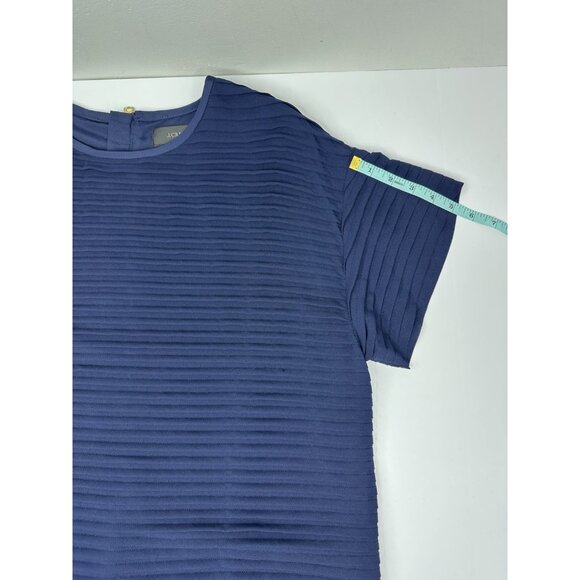 J.Crew‎ Women's Navy Blue Tiered Designer Shift Dress - Picture 14 of 15